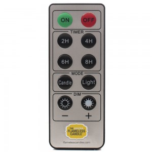 Symple Stuff Flameless Candle Remote Control with 10 Keys SYPL3714